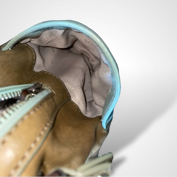 BOTKIER🪢 LEATHER HOBO BAG W/ XBODY STRAP, DUSTBAG AND COA - Picture 14 of 16